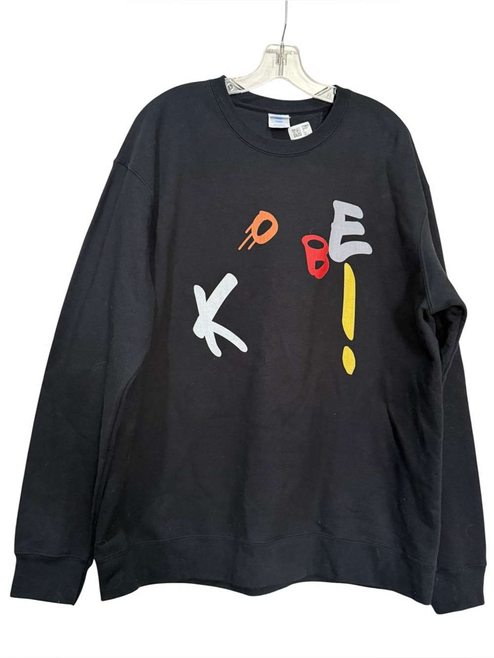Kobe Unisex XL Black Bucket Culture Crew Neck Sweatshirt NEW B17